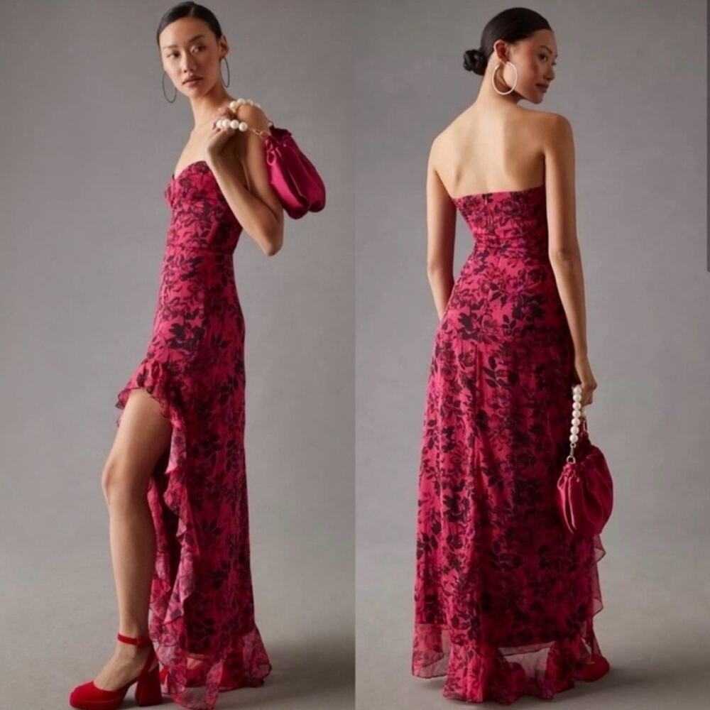 Amanda Uprichard Eden Gown in Femme Print Size Medium